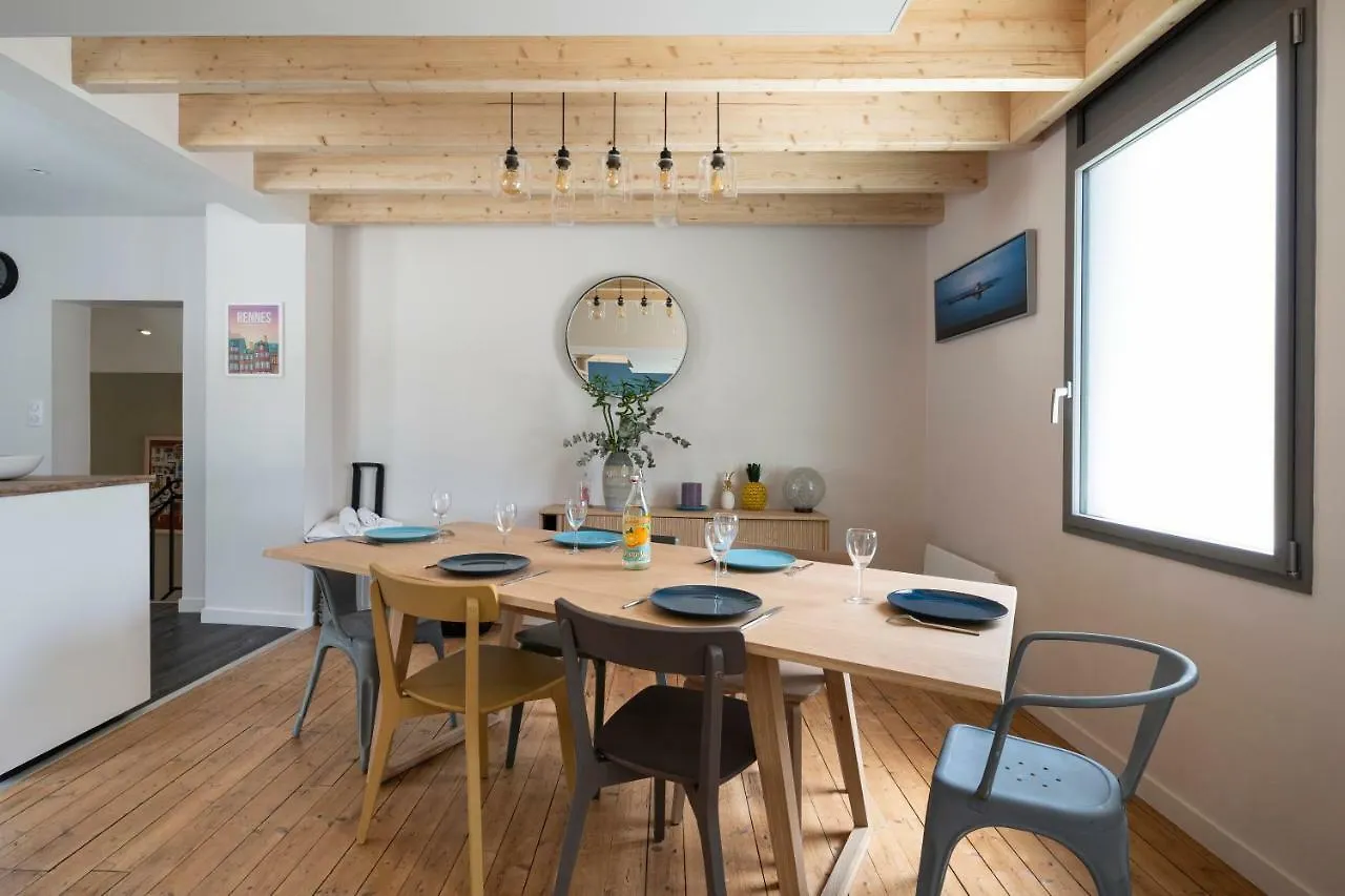 Hébergement de vacances L'Ernestine - Belle Maison Pour 4 Dans Rennes